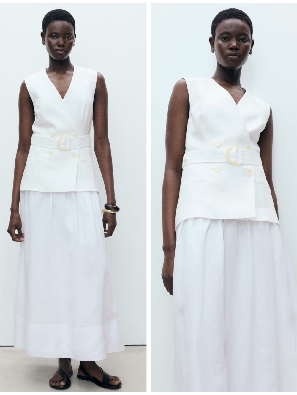 🔥Last 1🔥MANGO Combination Dress - Picture 2 of 8
